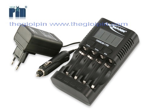 ANSMANN Bá»™ sáº¡c Pin POWERLINE 4 PRO - 1001-0005