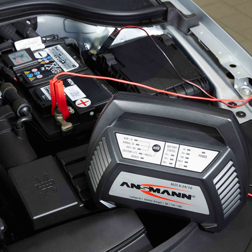 ANSMANN Bá»™ sáº¡c Pin Acquy Ä‘a nÄƒng ALCT 6-24V - 10A